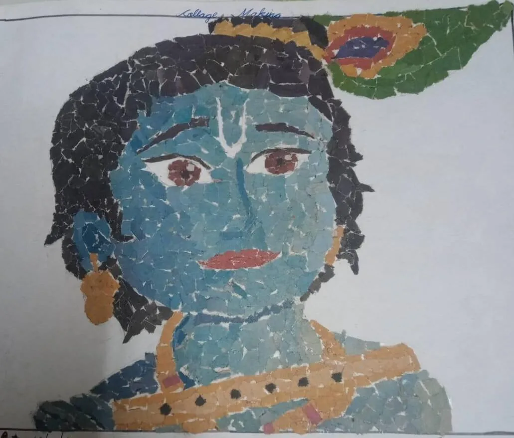 Krishna collage masterpiece